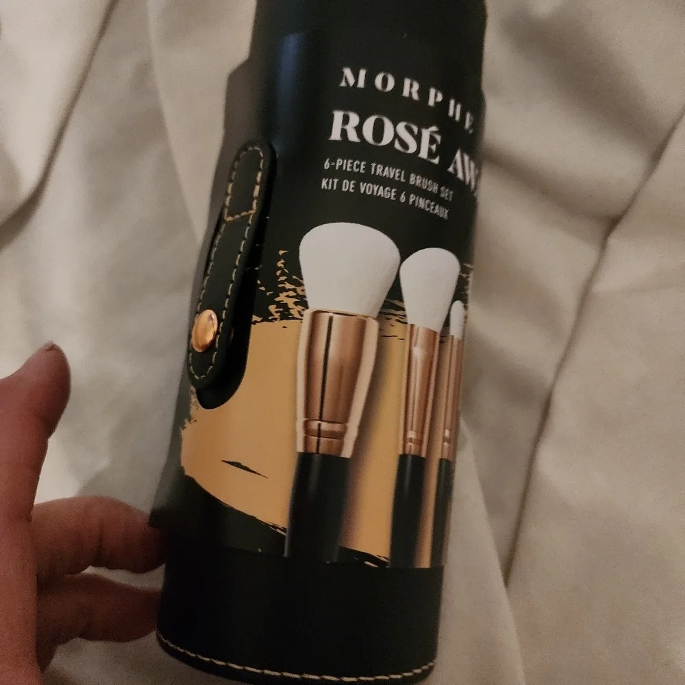 Morphe Rose Travel brush set NEW‎